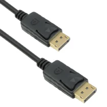 кабели за компютри Кабел DeTech DP  DP M/M 14+1 cooper 3м Черен -