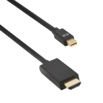 кабели за компютри Кабел DeTech Mini DP - HDMI M/M 14+1 cooper 3м Черен -