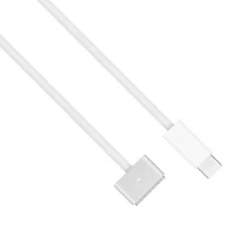 кабели за компютри Кабел DeTech USB Type-C към Mag Safe 3 2.0m Бял -