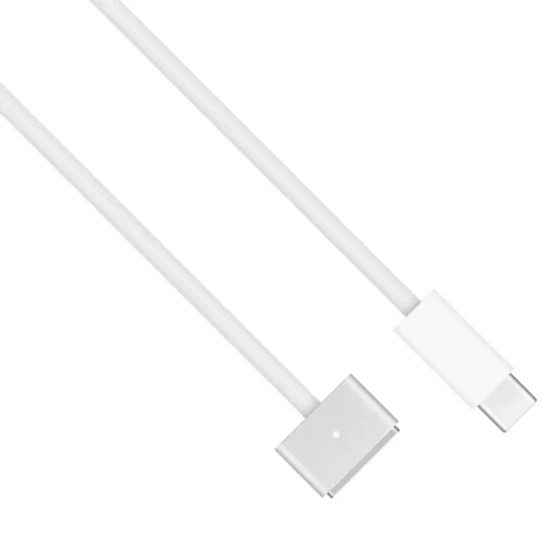 кабели за компютри Кабел DeTech USB Type-C към Mag Safe 3 2.0m Бял -