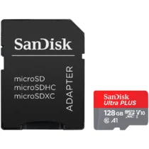Карта памет SanDisk High Endurance microSDXC 128GB + SD Adapter - for dash cams & home monitoring up to 10000 Hours Full