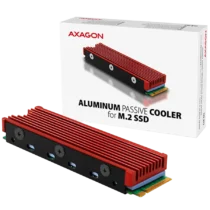 Охладител за процесор Охладител AXAGON CLR-M2 passive - M.2 SSD 80mm SSD ALU body silicone thermal