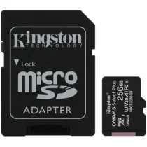 Карта памет Kingston 256GB micSDXC Canvas Select Plus 100R A1 C10 Card + ADP EAN:
