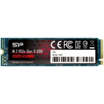 SSD диск Silicon Power Ace - A80 512GB SSD PCIe Gen 3x4 PCIe Gen3 x 4 & NVMe 1.3 SLC cache + DRAM cache - Max 3400/3000