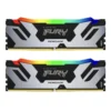 Памет за компютър Kingston Fury Renegade Silver RGB 32GB(2x16GB) DDR5 PC5-48000 6000MHz CL32