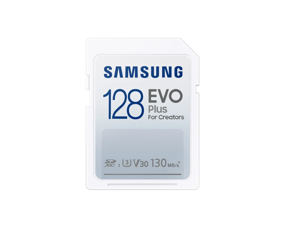 Карта памет Samsung EVO Plus SD Card 128GB Бяла