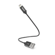 Кабел за зареждане HAMA USB-A - Lightning 0.2м черен