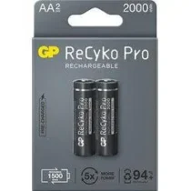 Акумулаторна Батерия GP R6 AA 2100mAh RECYKO + PRO 210AAHCB-EB2 NiMH /до 1500 цикъла/  2 бр. в опаковка