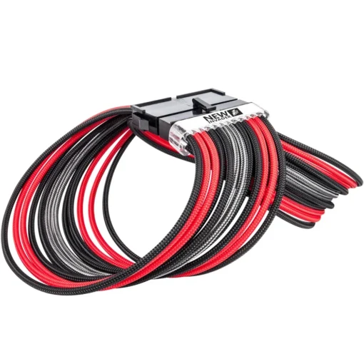 1stPlayer комплект удължителни кабели Custom Modding Cable Kit Black/Red/Gray – ATX24P