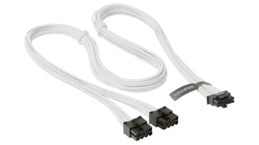 Seasonic модулен кабел Modding Cable 600W White - PCIe 5.0 12VHPWR -