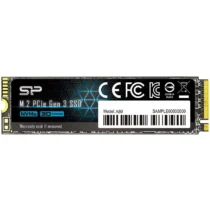 SSD диск Silicon Power Ace - A60 256GB SSD PCIe Gen 3x4 PCIe Gen3 x 4 & NVMe 1.3 SLC Cache + HMB - Max 2200/1600 MB/s EA