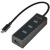 USB хъб AXAGON HUE-S2C 4x USB3.0 Charging Hub MicroUSB Charging Connector Type-C