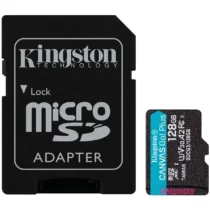 Карта памет Kingston 128GB microSDXC Canvas Go Plus 170R A2 U3 V30 Card + ADP EAN: