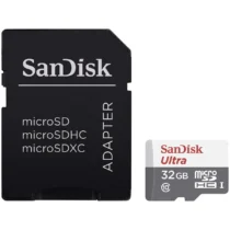Карта памет SanDisk Ultra microSDHC 32GB + SD Adapter 100MB/s Class 10 UHS-I EAN: