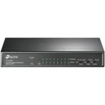 Kомутатор 9-port 10/100Mbps unmanaged switch with 8 PoE+ ports compliant with 802.3af/at PoE 65W PoE budget support 250m