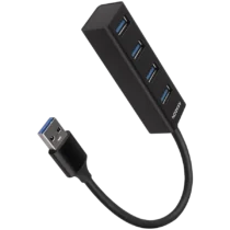 USB хъб AXAGON HUE-M1A 4x USB3.2 Gen 1 MINI hub metal 20cm USB-A cable