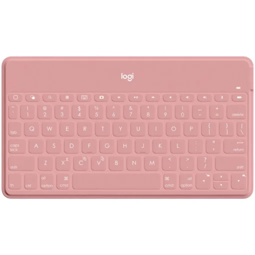 Аксесоар за таблет LOGITECH Keys-To-Go Bluetooth Portable Keyboard - BLUSH PINK - US