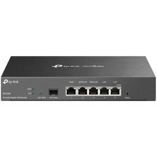 Рутер TP-Link ER7206 Omada Gigabit Multi-WAN VPN Router 1× G SFP WAN Port 1× G RJ45 WAN Port 2× G WAN/LAN RJ45 Ports 2×