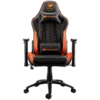 Геймърски стол COUGAR OUTRIDER - Orange Gaming Chair Premium PVC Leather Head and Lumbar Pillow High Density Shaping Foa