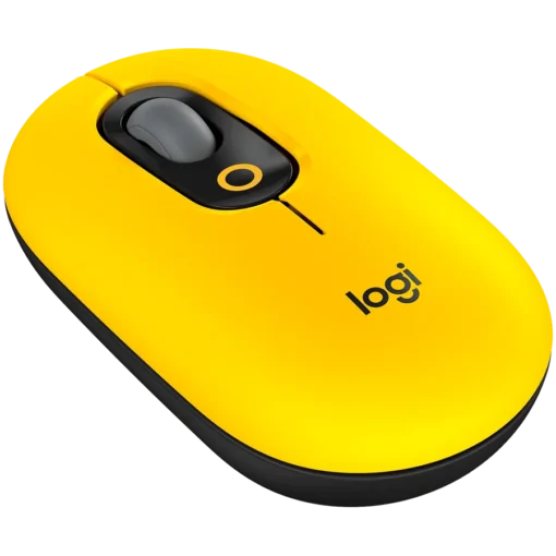 Безжична мишка LOGITECH POP Bluetooth Mouse – BLAST-YELLOW