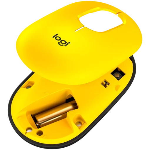Безжична мишка LOGITECH POP Bluetooth Mouse – BLAST-YELLOW