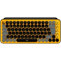 Клавиатура LOGITECH POP Keys Bluetooth Mechanical Keyboard - BLAST YELLOW - US INT'L