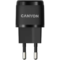 Зарядно за мобилен телефон CANYON H-20-05 PD 20W Input: 100V-240V Output: 1 port charge: USB-C:PD 20W (5V3A/9V2.22A/12V1
