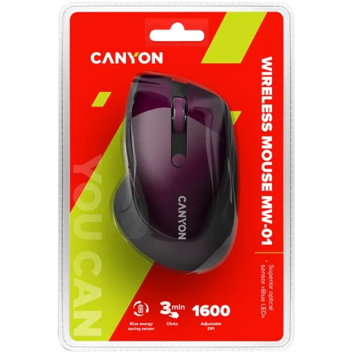 Безжична мишка CANYON 2.4Ghz wireless mouse