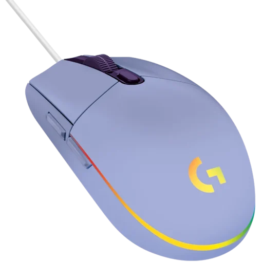 Геймърска мишка LOGITECH G102 LIGHTSYNC Corded Gaming Mouse – LILAC – USB –