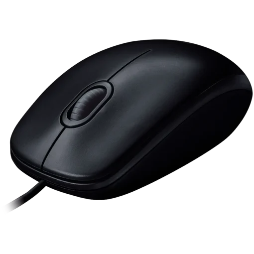 Мишка за компютър LOGITECH B100 Corded Mouse – BLACK – USB –