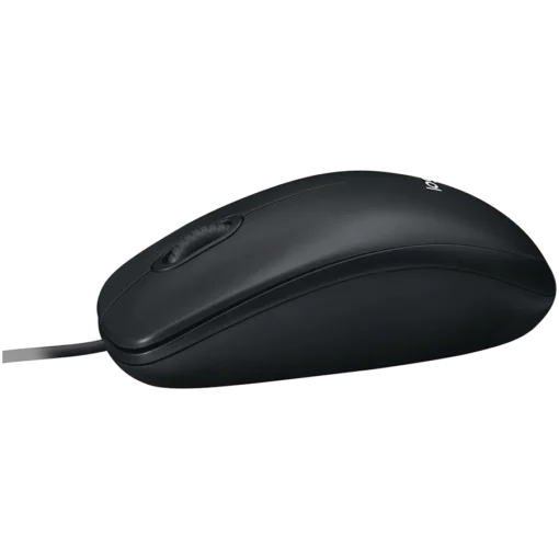 Мишка за компютър LOGITECH B100 Corded Mouse – BLACK – USB –