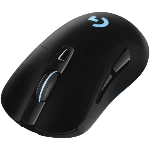 Геймърска мишка LOGITECH G703 LIGHTSPEED Wireless Gaming Mouse – HERO – BLACK –