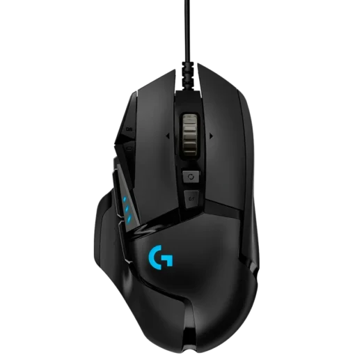 Геймърска мишка LOGITECH G502 Corded Gaming Mouse - HERO - BLACK - USB - EER2