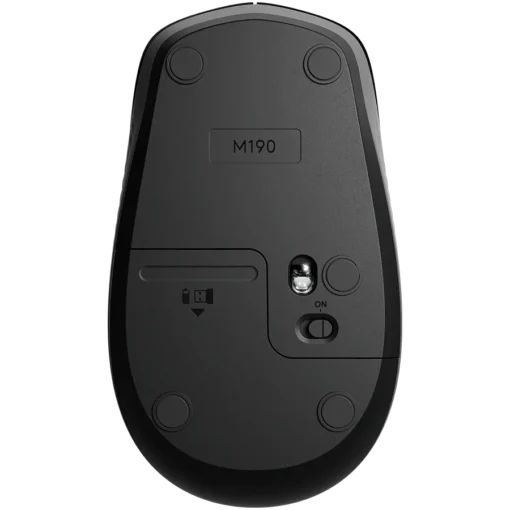 Безжична мишка LOGITECH M190 Wireless Mouse – CHARCOAL