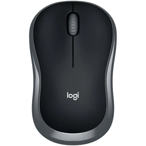 Безжична мишка LOGITECH M185 Wireless Mouse - SWIFT GREY - EER2