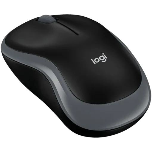 Безжична мишка LOGITECH M185 Wireless Mouse – SWIFT GREY –
