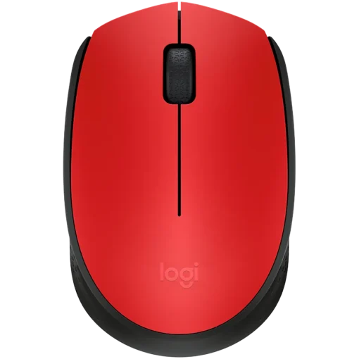 Безжична мишка LOGITECH M171 Wireless Mouse - RED