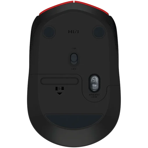 Безжична мишка LOGITECH M171 Wireless Mouse – RED