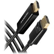 Видео адаптер AXAGON RVD-HI14C2 DisplayPort > HDMI 1.4 cable 1.8m 4K/30Hz
