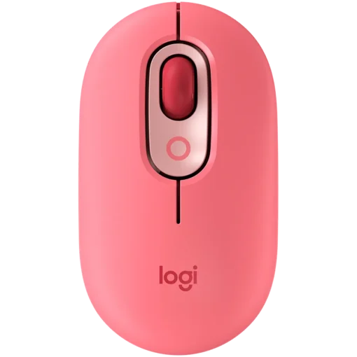 Безжична мишка LOGITECH POP Bluetooth Mouse - HEARTBREAKER-ROSE
