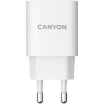 Зарядно за мобилен телефон CANYON H-18-01 Wall charger with 1*USB QC3.0 18W Input: 100V-240V Output: DC 5V/3A9V/2A12V/1.
