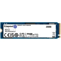 SSD диск Kingston 250GB NV2 M.2 2280 PCIe 4.0 NVMe SSD up to 3000/1300MB/s 80TBW EAN: