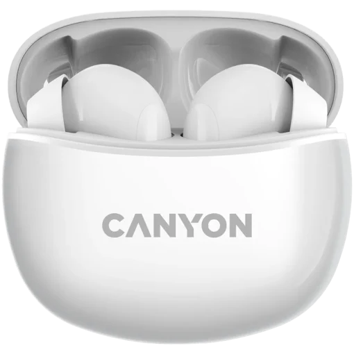 Bluetooth слушалки CANYON TWS-5 Bluetooth headset with microphone BT V5.3 JL 6983D4 Frequence Response:20Hz-20kHz batter