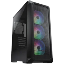 Кутия за компютър COUGAR Archon 2 Mesh RGB (Black) Mid Tower 3x 120 ARGB Fans RGB Button 3mm Tempered Glass Mini ITX / M