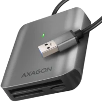 Карта памет Axagon Aluminum high-speed USB-A 3.2 Gen 1 memory card reader. 3 slots