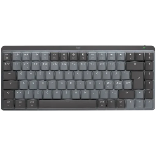 Клавиатура LOGITECH MX Mechanical Mini for MAC Bluetooth Illuminated Keyboard - SPACE GREY - US INT'L -