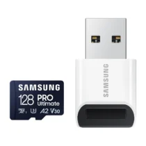 Карта памет Samsung PRO Ultimate microSDXC UHS-I 128GB Адаптер USB четец