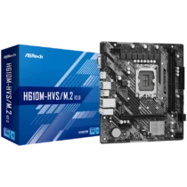 Дънна платка ASROCK MB Desktop H610M-HVS (S1700 2x DDR4 1x PCIe 4.0 x16 1x PCIe 3.0 x1 1x SSD Ultra M.2 PCIe 4x SATA3 6.