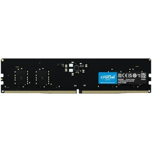 Памет за компютър Crucial 16GB DDR5-5600 UDIMM CL46 (16Gbit) EAN: 649528929730