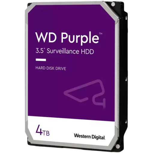 Хард диск HDD Video Surveillance WD Purple 4TB CMR 3.5'' 256MB SATA 6Gbps TBW: 180